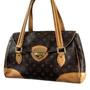 Genuine Louis Vuitton monogram BEVERLY GM shoulder bag purse